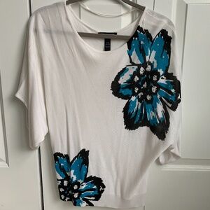 INC floral blouse